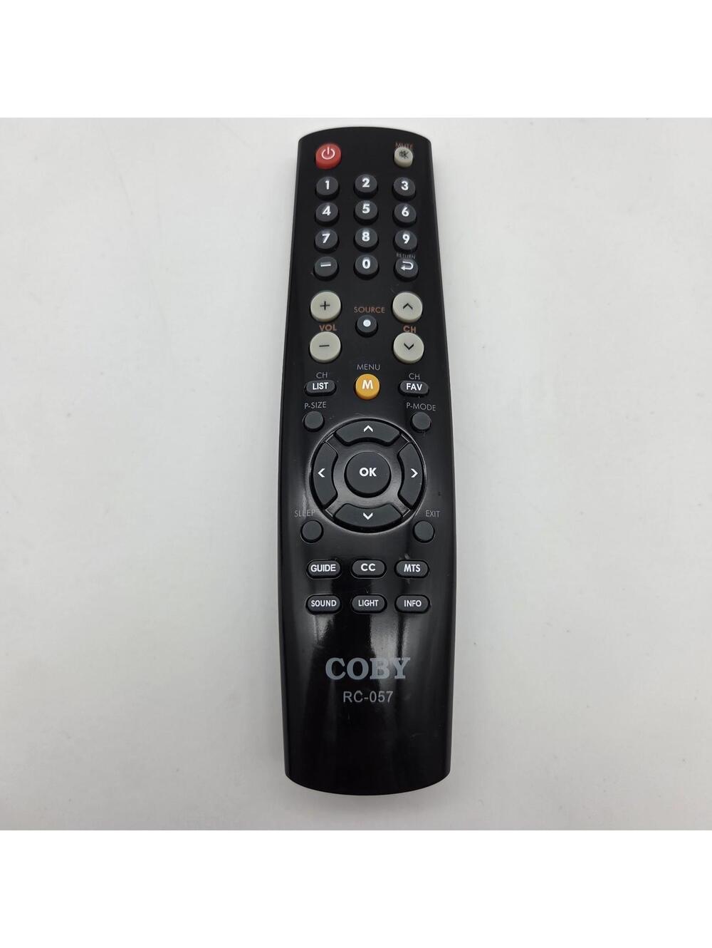 Genuine Coby RC-057 Remote Control LED TV TFTV1925 TFTV2225 LEDTV2326 LEDTV3226